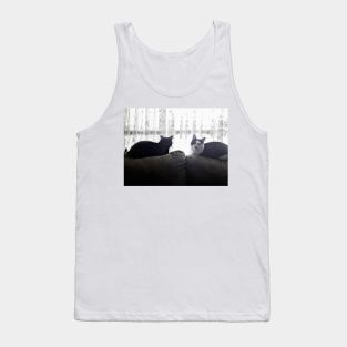 Cats on a couch Tank Top